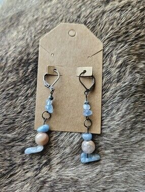 Aquamarine Dangles 💫 Handmade